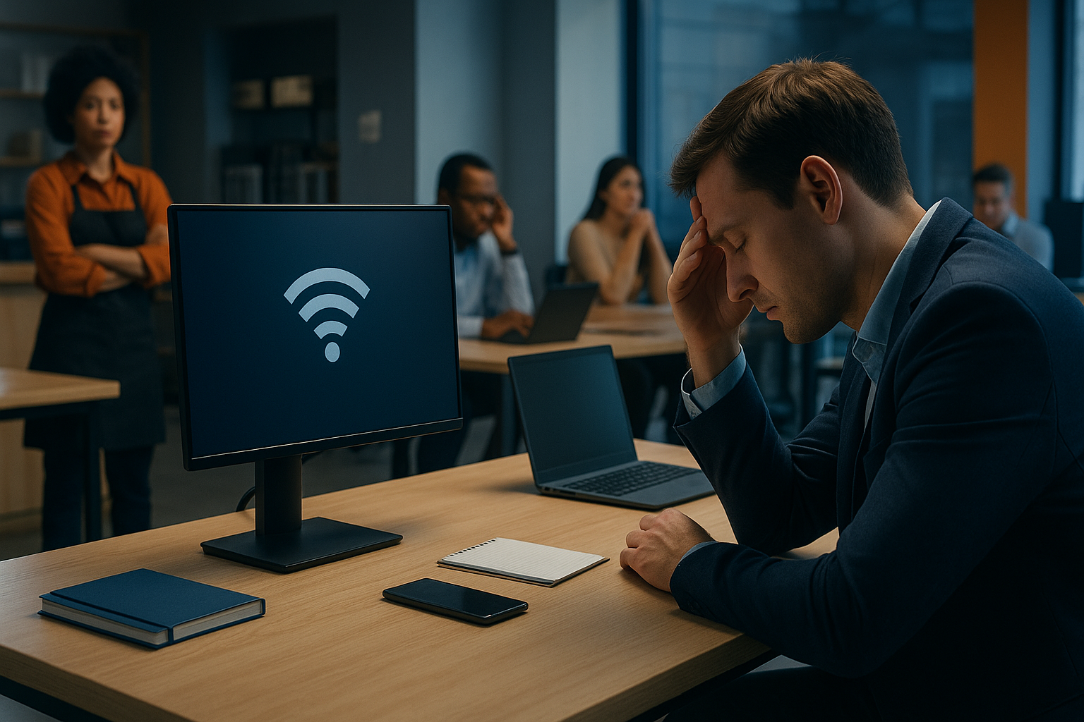 Sua internet caiu. Seu negócio também?